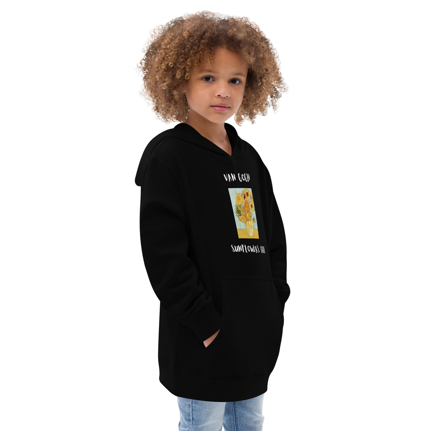 Van Gogh Inspired Kids Fleece Hoodie
