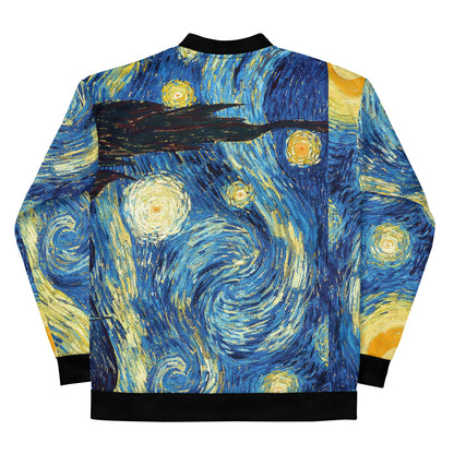 Van Gogh Inspired Starry Night Bomber Jacket