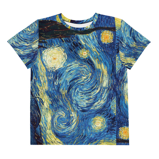 Van Gogh Inspired Starry Night T-Shirt for Teens