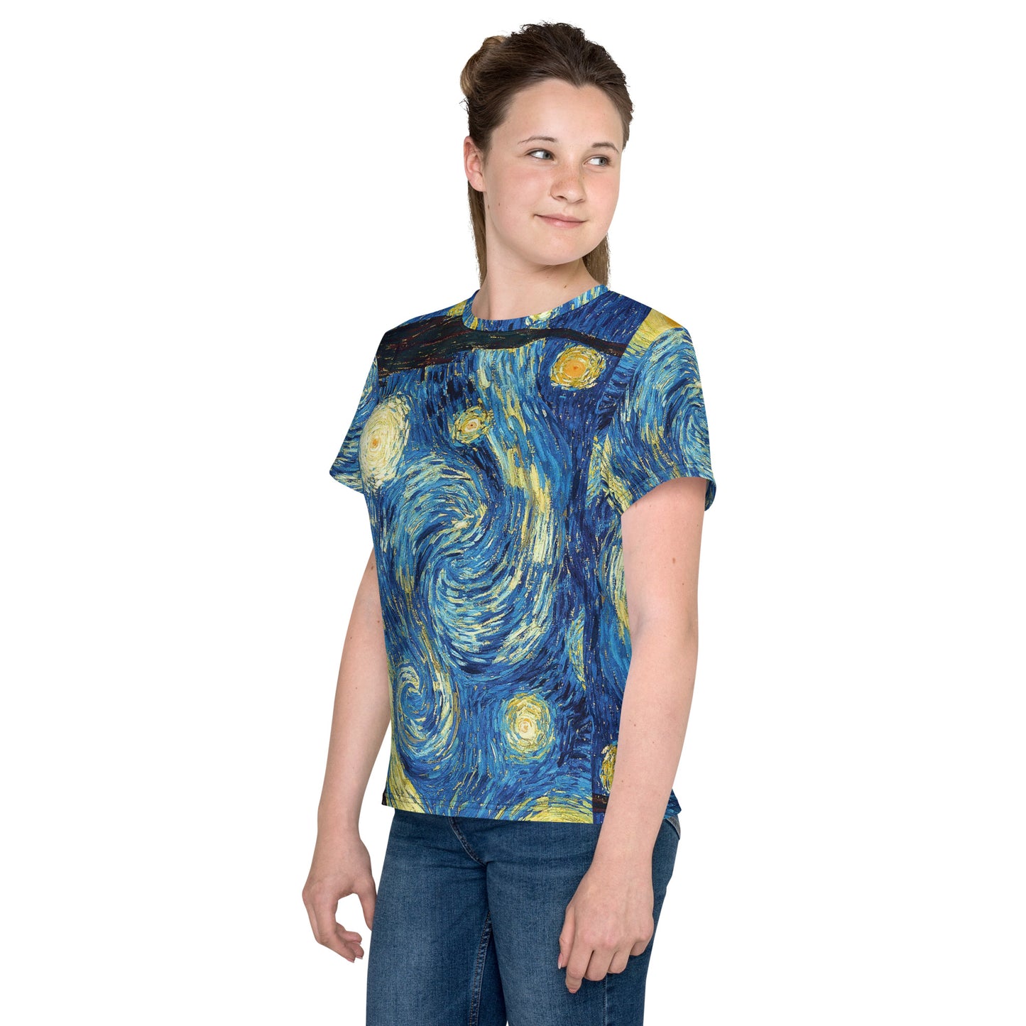 Van Gogh Inspired Starry Night T-Shirt for Teens