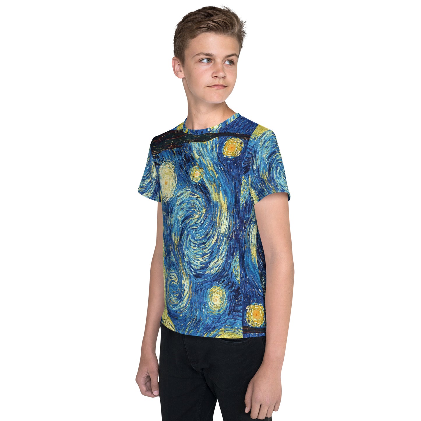 Van Gogh Inspired Starry Night T-Shirt for Teens