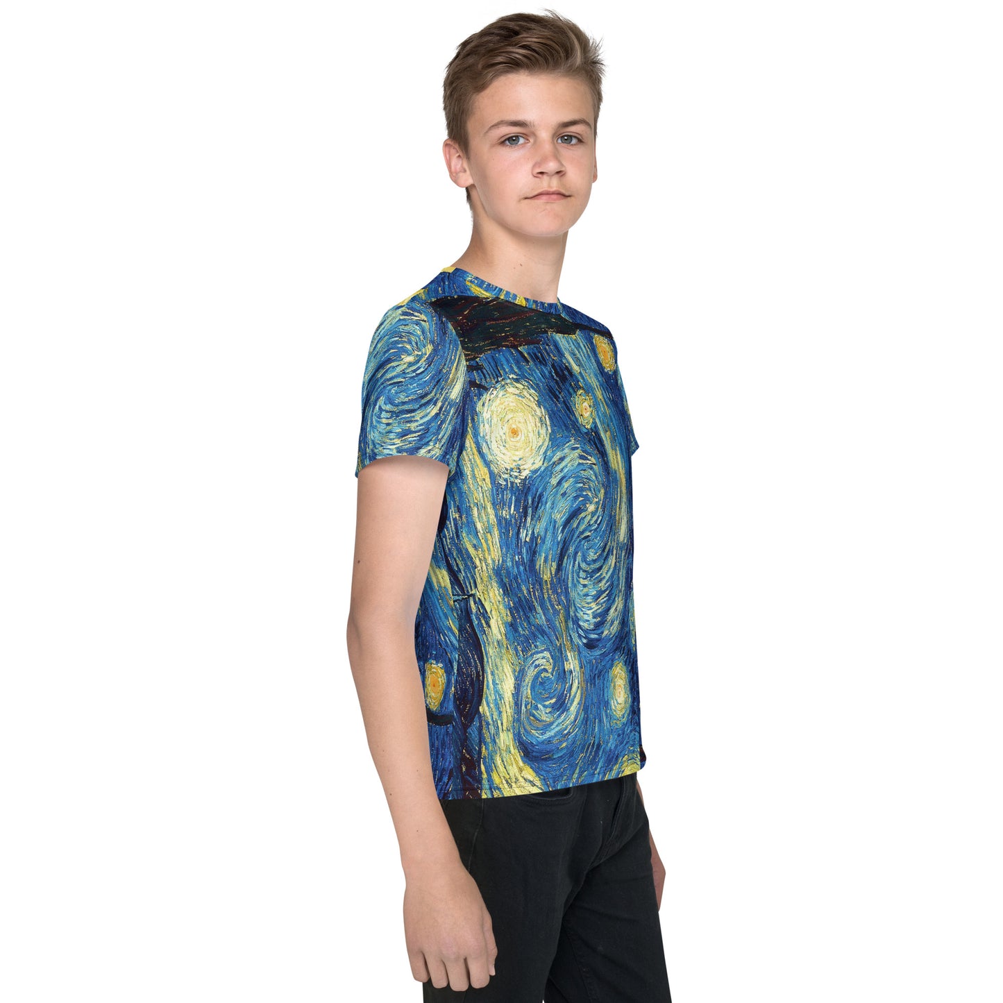 Van Gogh Inspired Starry Night T-Shirt for Teens